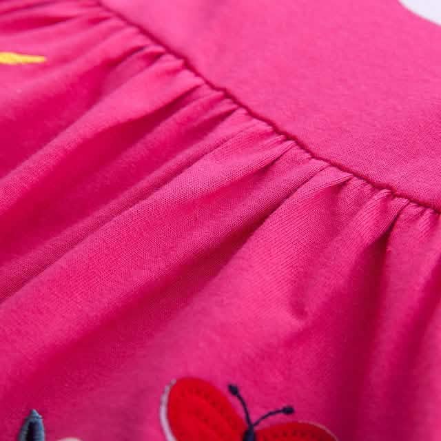 Girls' Unicorn Rainbow Flower Dress