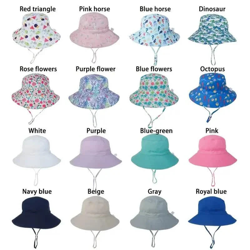 Summer Baby Anti UV Bucket Cap